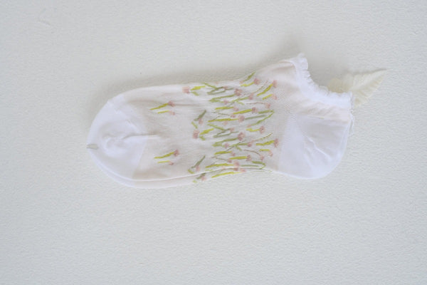 Full Fry Flower Anklet Socks