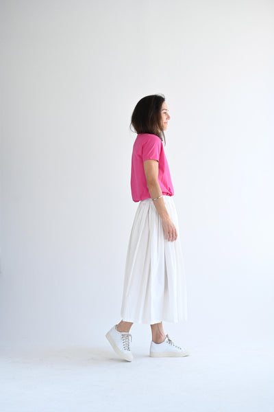 Knit Tee in Raspberry