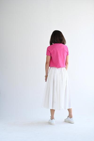 Knit Tee in Raspberry