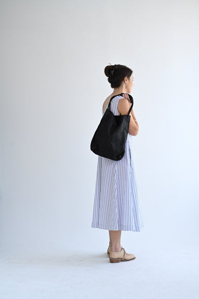 Shopper in Black Leather