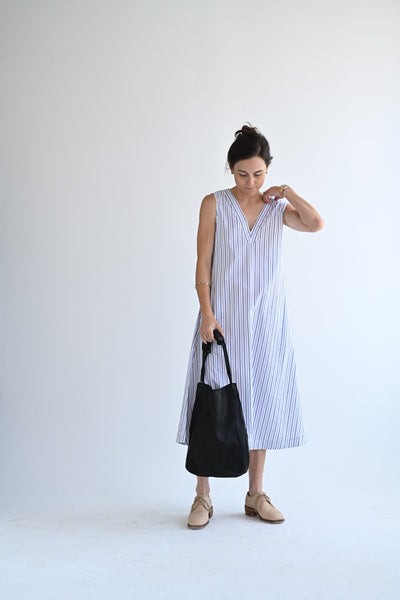 Shopper in Black Leather