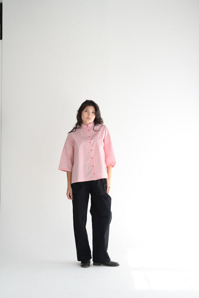2028 Shirt in Raspberry Net