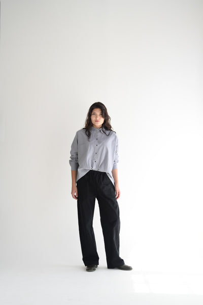 1929 Shirt in Black Sesame