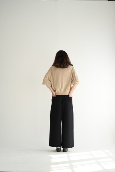 Geneva Wide Leg Pants in Black