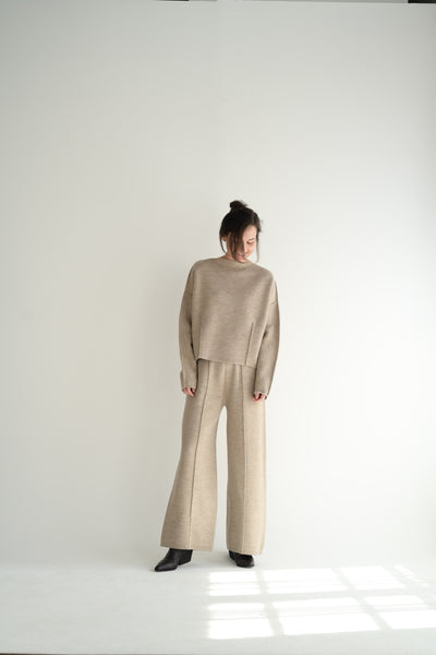Double Knit Trouser in Oak