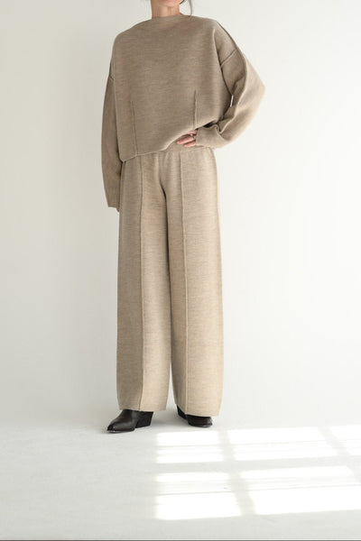 Double Knit Trouser in Oak