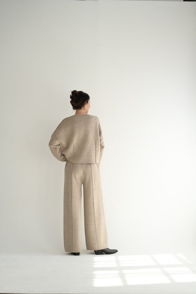 Double Knit Boatneck in Oak