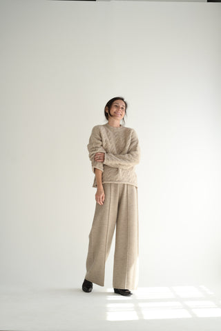 Double Knit Trouser in Oak