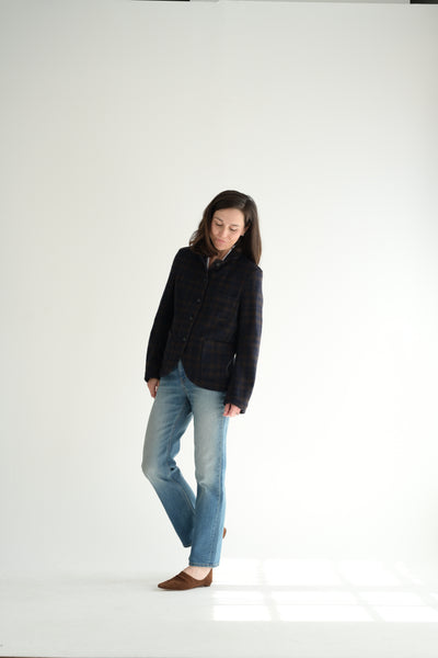 The Mule in Brown Suede