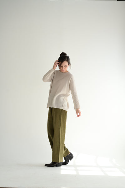 Cashmere Jumper in Fog