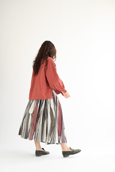 Double Rideaux Skirt in Print 2