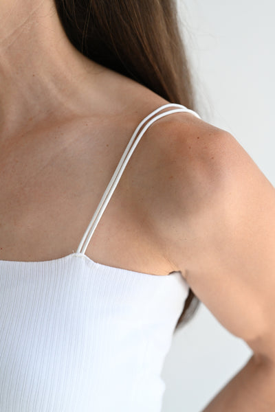 Dallas Tube Top in White
