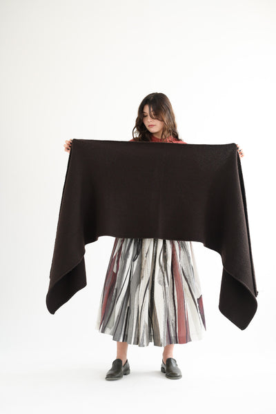 Rover Wooly Scarf in Ebony