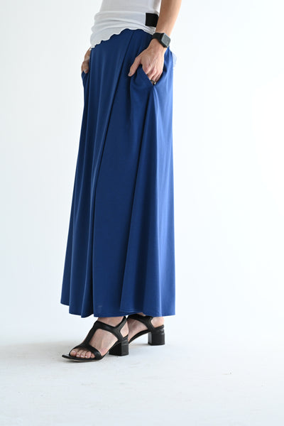 Halo Semi-Flare Skirt in Ultra Blue