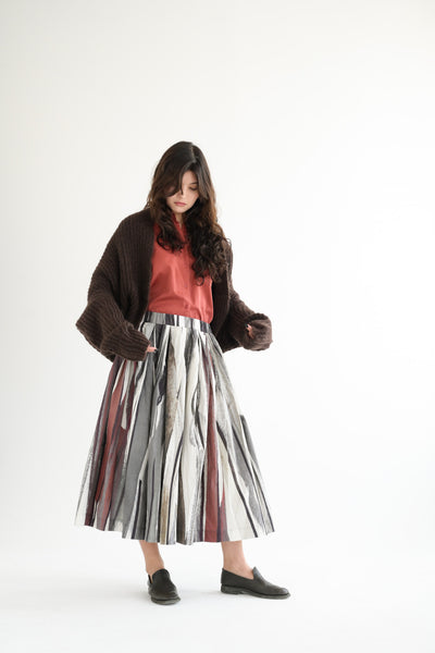Double Rideaux Skirt in Print 2