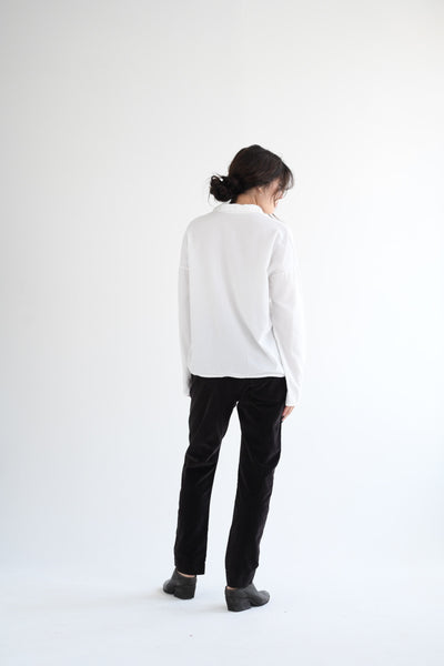 Short Collar Shirt LWC in White