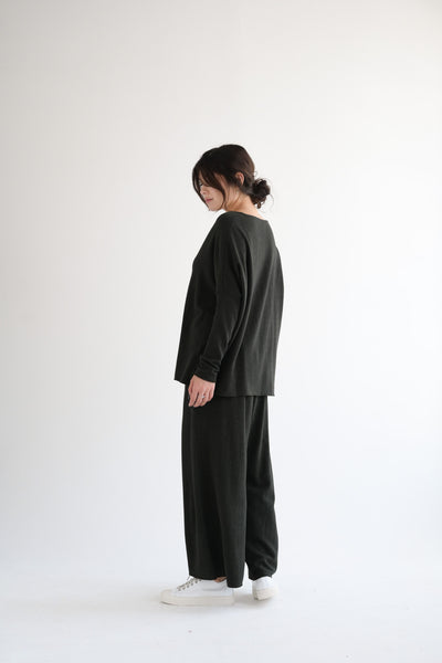 JP Snap Cardigan in Forrest