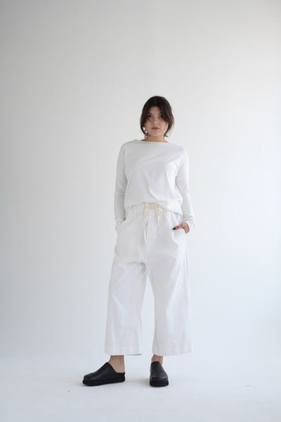 Wide & Short WCC Trousers in White