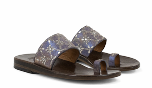 Frida Sandal in Blue Pearl