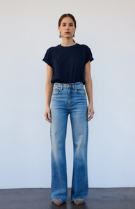 The Crease Jean in Worn Indigo