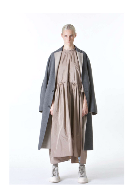 Cite Coat in Oatmeal/Grey Melange