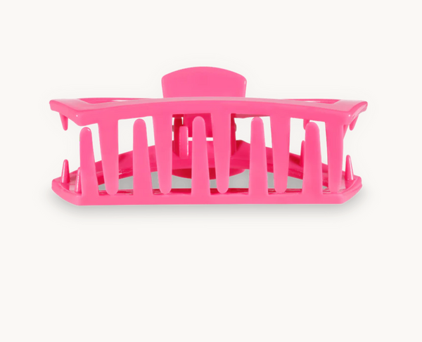 Open Medium Hair Clip in Paradise Pink