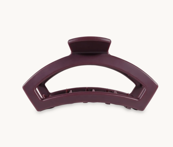 Open Medium Hair Clip in Burgundy Bliss