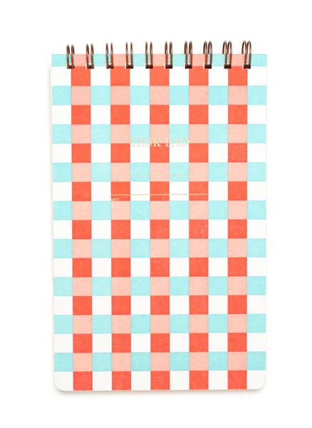 Task Pad Notedbook with Checker Cover