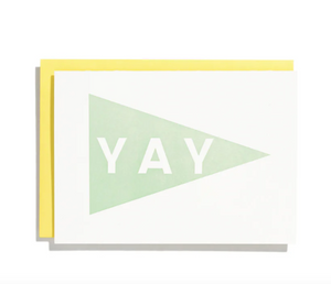 Yay Pennant Card