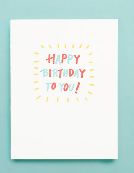 Birthday Burst Card