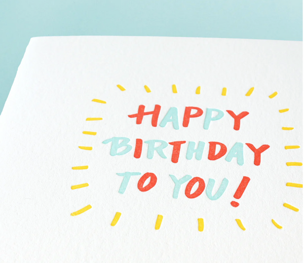 Birthday Burst Card