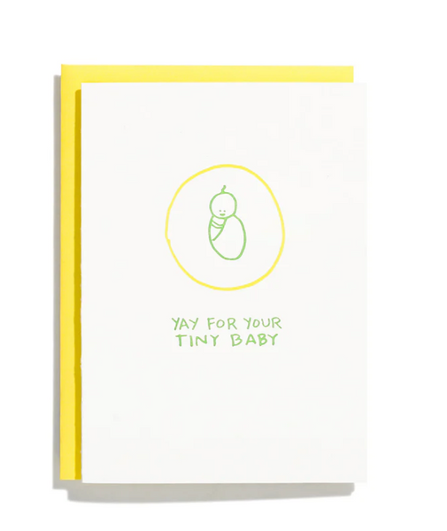 Yay Tiny Baby Card