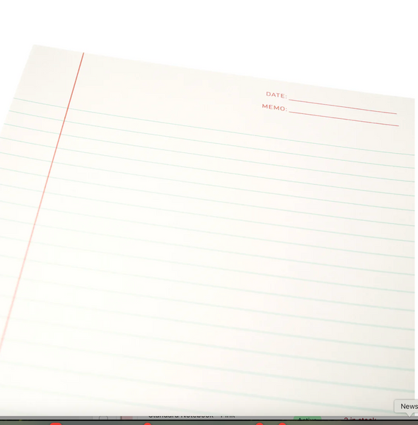 Lined Notepad