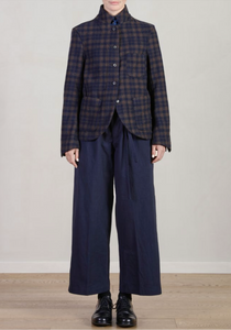 Caryl Plaid Cashmere Jacket