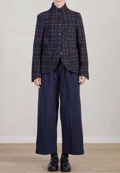 Caryl Plaid Cashmere Jacket