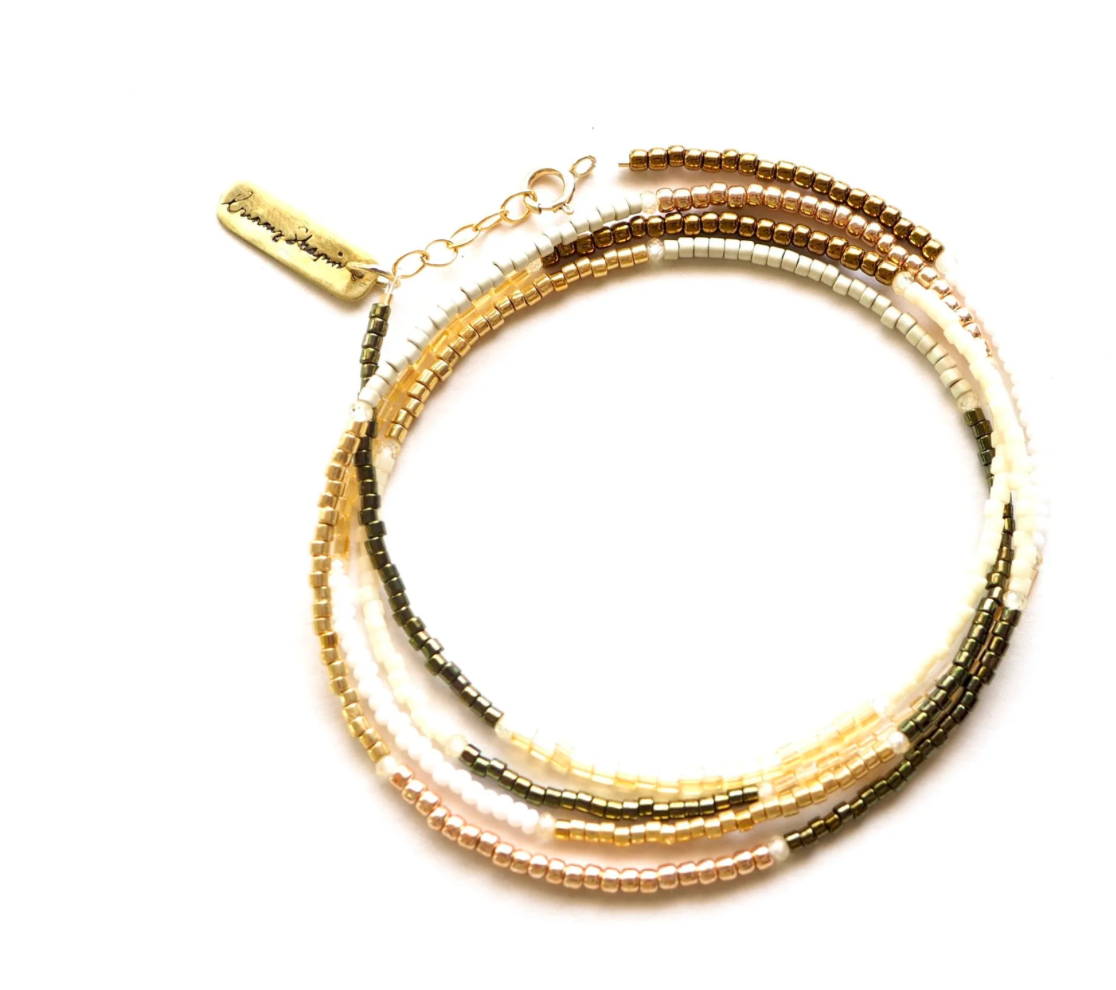 June Wrap Bracelet in Neutral