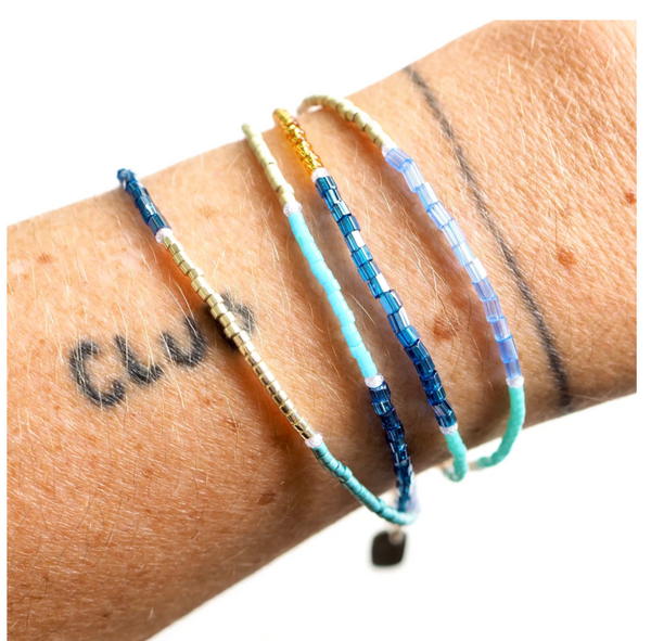 June Wrap Bracelet in Sea