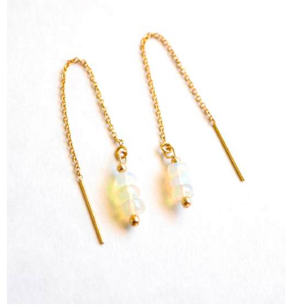 Opal Drop Earrings