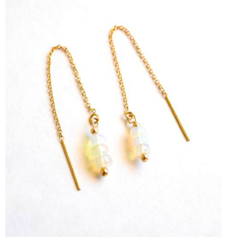 Opal Drop Earrings