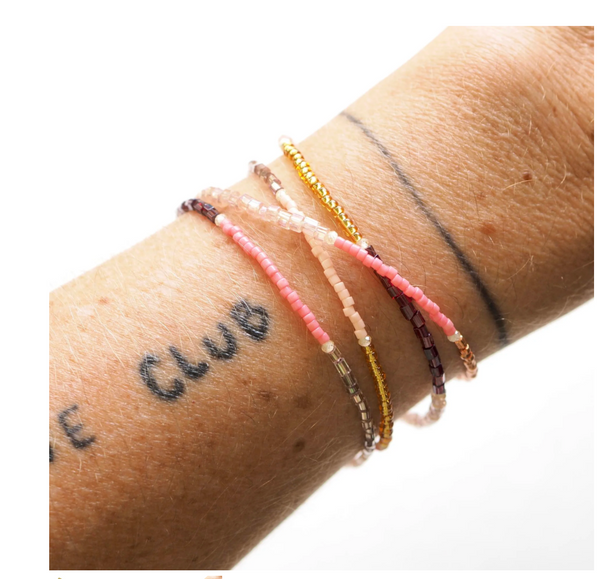 June Wrap Bracelet in Ruby