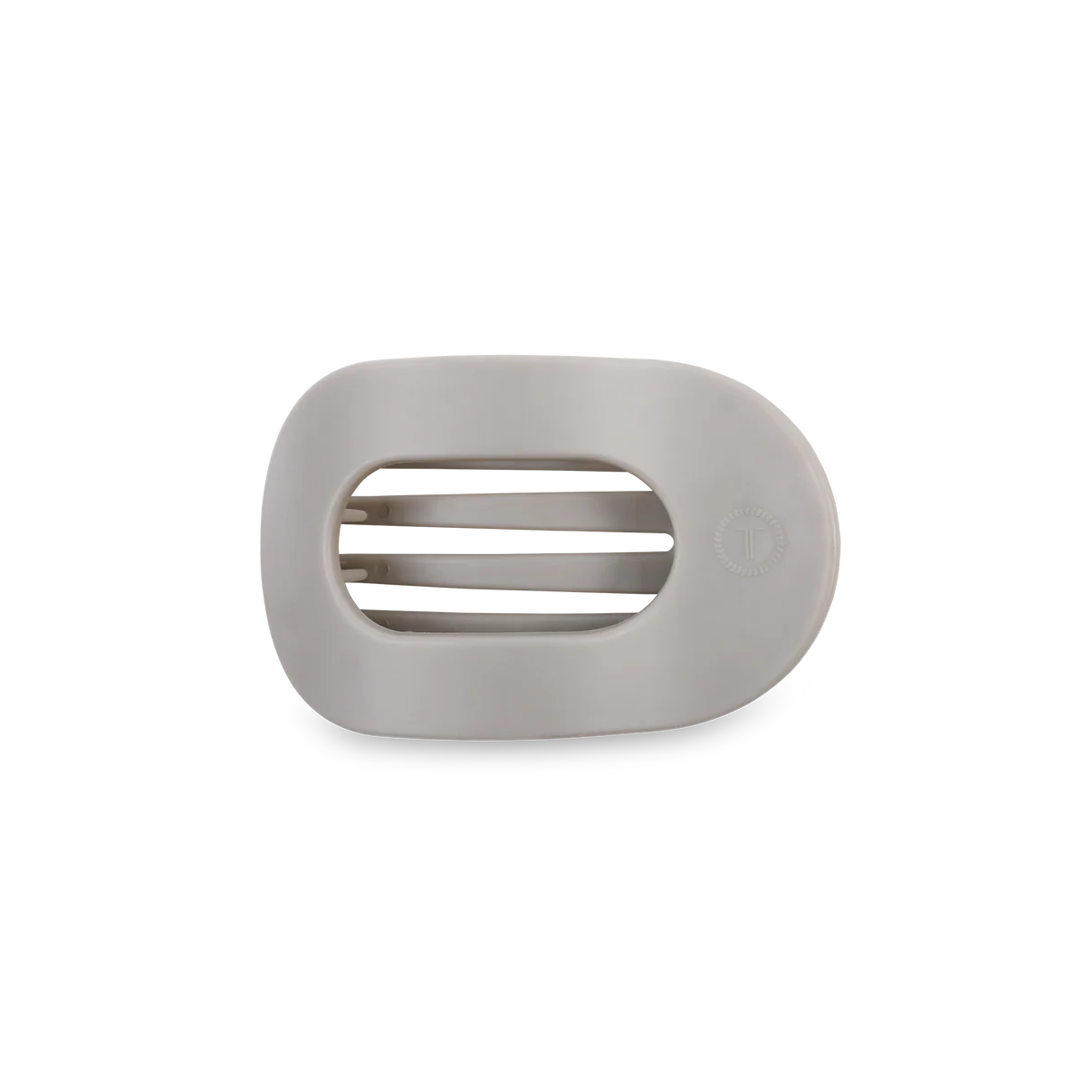 Flat Round Small Clip in Silver