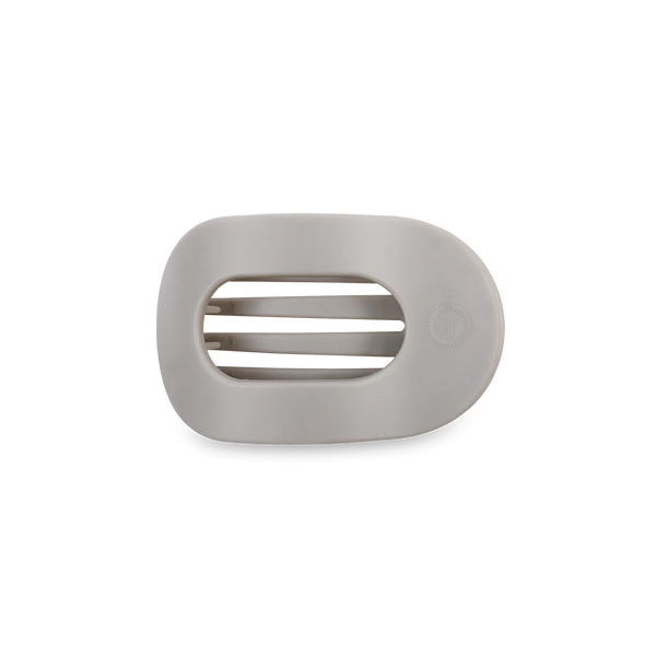Flat Round Small Clip in Silver
