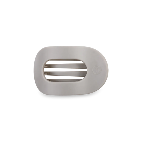 Flat Round Small Clip in Silver