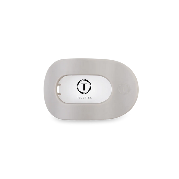 Flat Round Small Clip in Silver