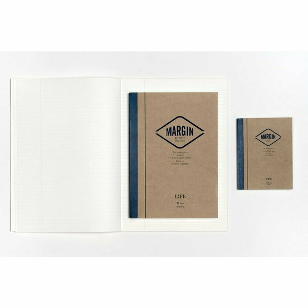 Margin Blue -  Lined Notebook