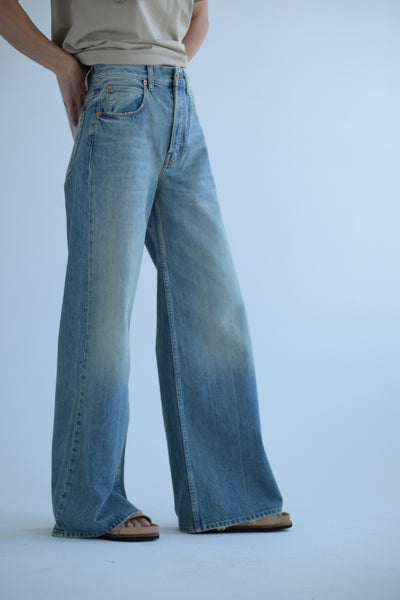 The Lax Wide in Worn Indigo