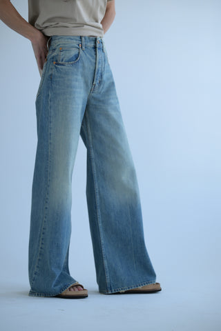 The Lax Wide in Worn Indigo