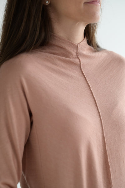 Agostina Short Sleeve Sweater in Rose