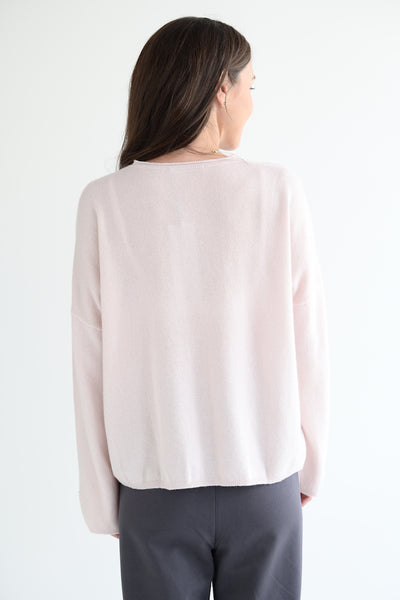 #313 Cashmere Sweater in Powder