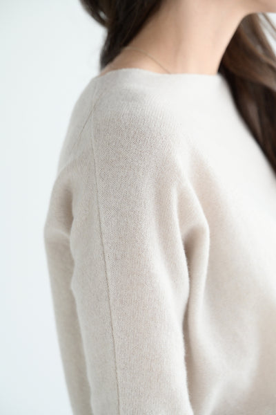 Cashmere Jumper in Fog